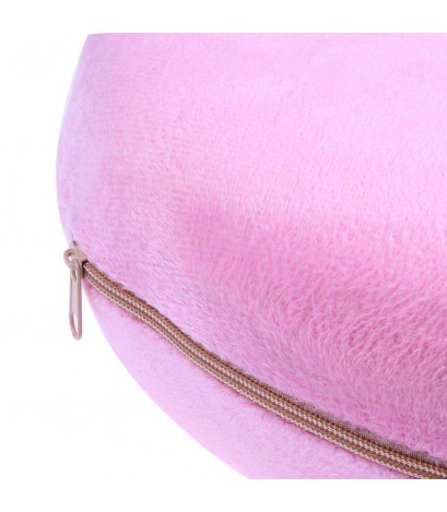 Neck Pillow Memory Foam U Shape Pillow Neck Head Support Cushion(Pink)