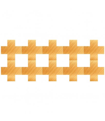 10pcs Oil Proof Waterproof 3D DIY Self-adhesive Diagonal Stickers