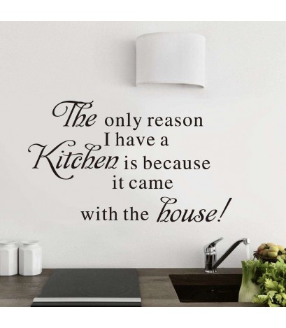 Kitchen Removable Daily Waterproof PVC Wall Sticker Living Home Decor Decal